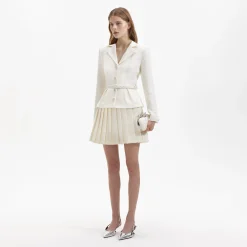 self-portrait Boucle Mini Jacket Dress