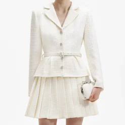 self-portrait Boucle Mini Jacket Dress