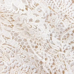 self-portrait Cord Lace Bow Mini Dress