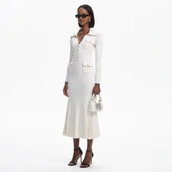 self-portrait Knit Midi Dress