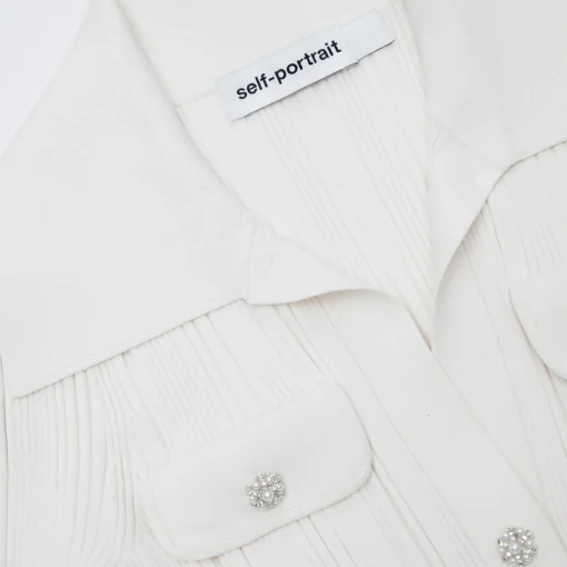 self-portrait Knit Midi Dress
