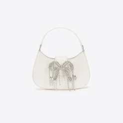 self-portrait Leather Crescent Bag