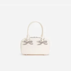 self-portrait Leather Mini Tote Bag