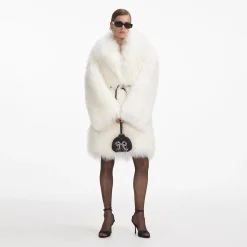 self-portrait Shearling Coat