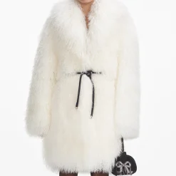 self-portrait Shearling Coat