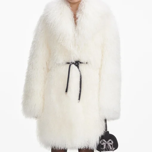 self-portrait Shearling Coat