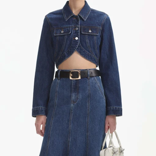 self-portrait Denim Jacket
