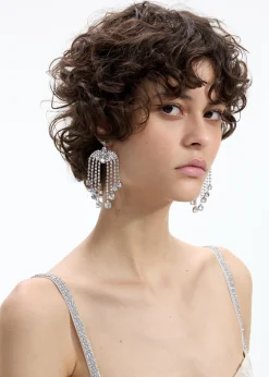 self-portrait Chandelier Earrings