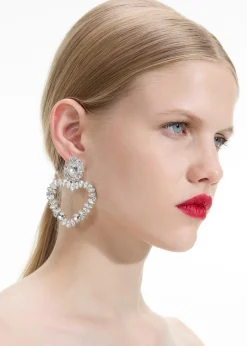 self-portrait Heart Earrings