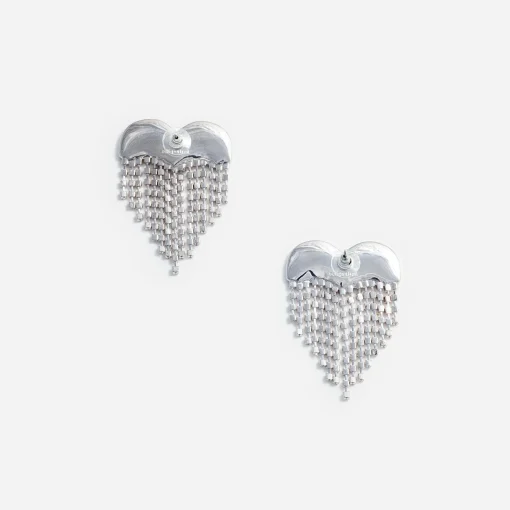 self-portrait Heart Earrings
