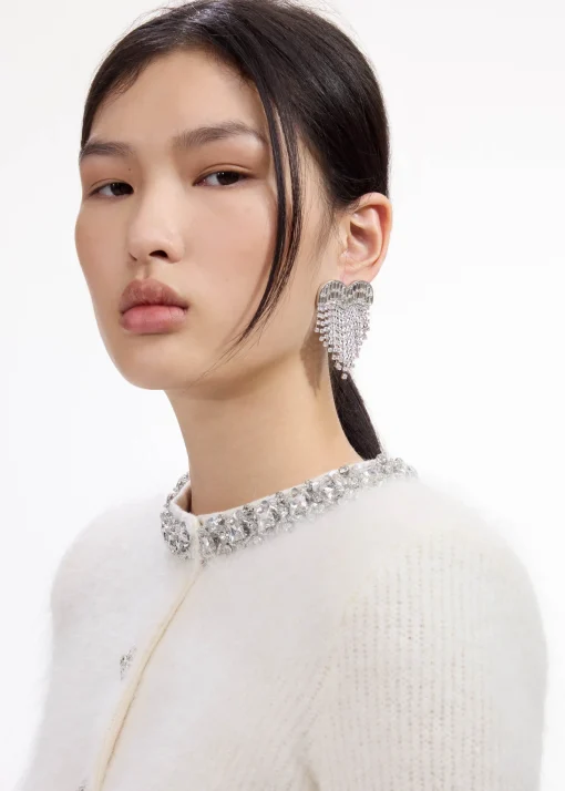 self-portrait Heart Earrings