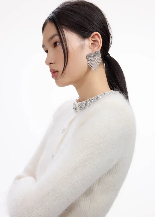 self-portrait Heart Earrings