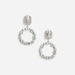 self-portrait Hoop Earrings
