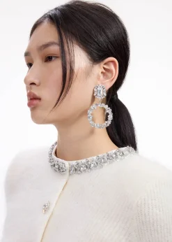 self-portrait Hoop Earrings