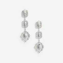 self-portrait Tiered Earrings