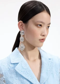 self-portrait Tiered Earrings