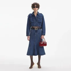 self-portrait Utility Cropped Jacket