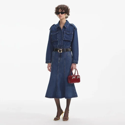 self-portrait Utility Cropped Jacket