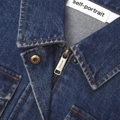 self-portrait Utility Cropped Jacket