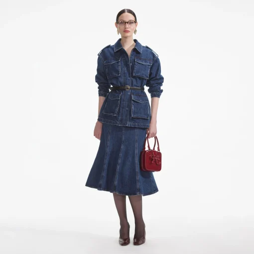 self-portrait Utility Jacket