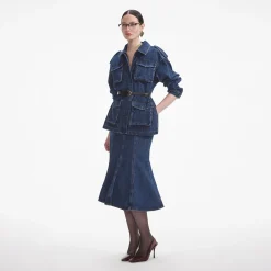 self-portrait Utility Jacket