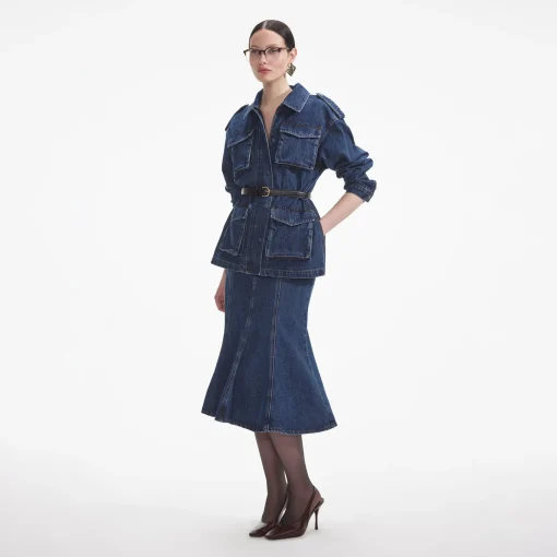 self-portrait Utility Jacket