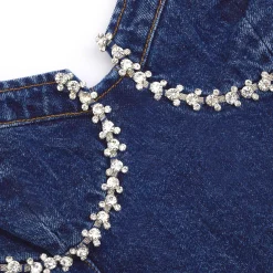 self-portrait Denim Mini Dress