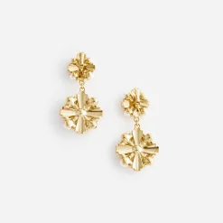 self-portrait Encrusted Tiered Earrings