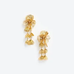 self-portrait Floral Earrings