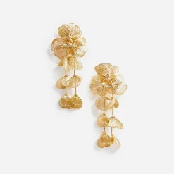 self-portrait Floral Earrings