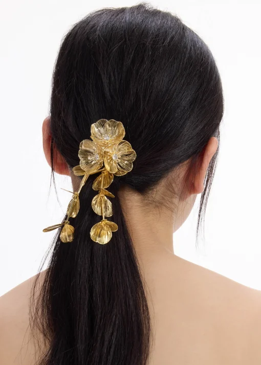 self-portrait Floral Hairclip