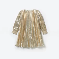 Kids self-portrait Metallic Mini Dress