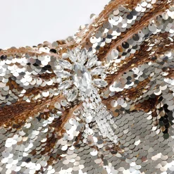 self-portrait Sequin Off Shoulder Mini Dress