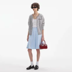 self-portrait Melange Cardigan