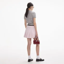 self-portrait Melange Diamante Knit Top
