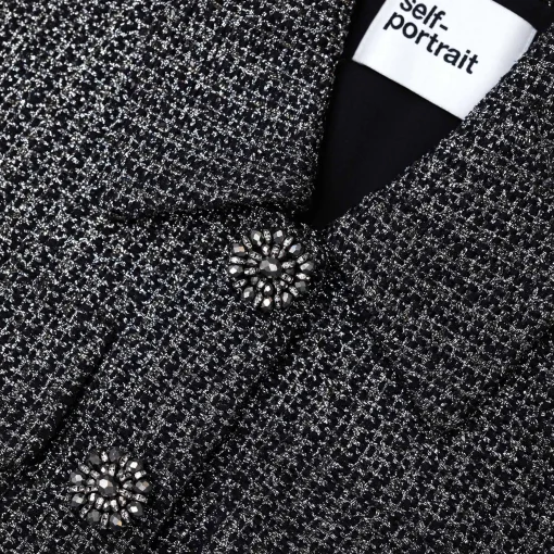 self-portrait Boucle Jacket