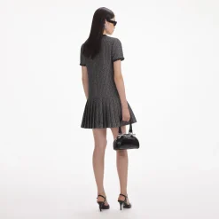 self-portrait Boucle Mini Dress