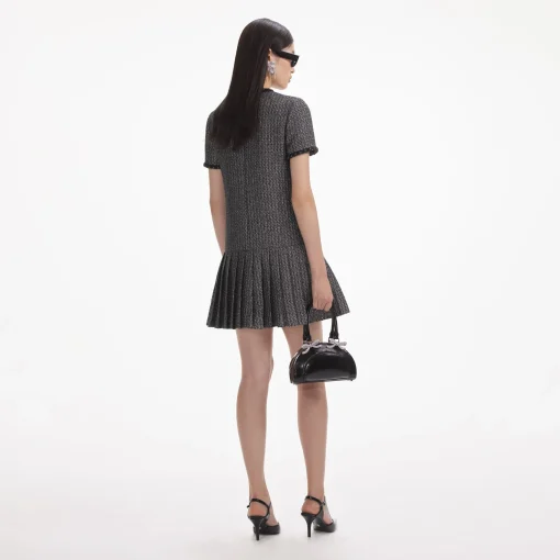 self-portrait Boucle Mini Dress