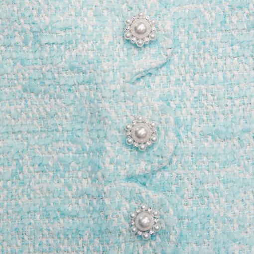 Kids self-portrait Boucle Dress