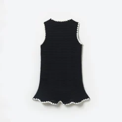 Kids self-portrait Crochet Mini Dress
