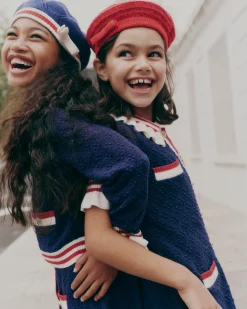 Kids self-portrait Textured Knit Beret