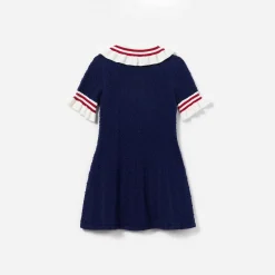 Kids self-portrait Textured Knit Dress