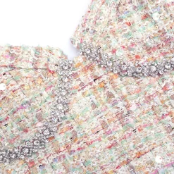 self-portrait Boucle Mini Dress