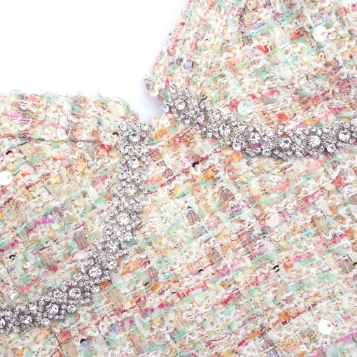 self-portrait Boucle Mini Dress