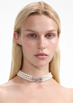 self-portrait Bow Choker