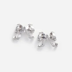 self-portrait Crystal Bow Earrings