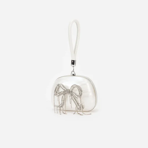 self-portrait Top Handle Clutch Bag