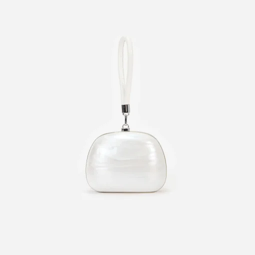 self-portrait Top Handle Clutch Bag