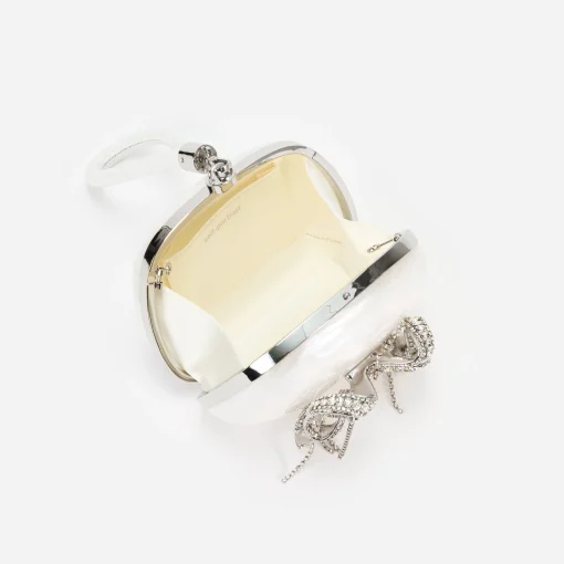 self-portrait Top Handle Clutch Bag