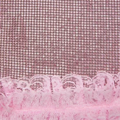 self-portrait Crystal Chainmail Mini Skirt